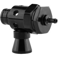 Turbo Blow Off Valve, Noir Universel 25mm Voiture Turbo BOV Dump Blow Off Valve Whistler Réglable Sound Simulator Kit Fake Dump