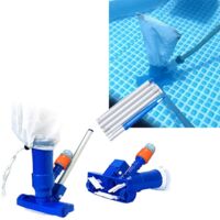 Aspirateur de Piscine, Kit d'entretien pour Piscine, Piscine Aspirateur de Piscine Portable Nettoyer la Brosse