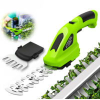 7.2V Sécateur Cordless Grass Shear Cordless Handheld Grass Trimmer 2 in 1 Handheld Hedge Trimmer for Garden Lawn,Coupeuse d'élagage d'aménagement paysager pour arbres fruitiers