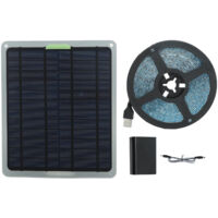 20W Full Spectrum Solar Power Lamp LED 5V IP65 tanche Solar Plant Grow Light Strip pour serre de jardin