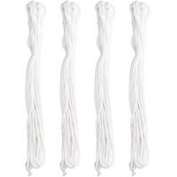 4pcs cordon de mèche de corde de coton à arrosage automatique cordon de mèche hydroponique pour plante en pot intérieure extérieure