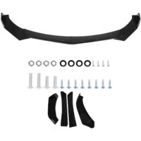 Pare-chocs avant Lip Splitte Body Kit Spoiler Brillant Noir Universel Convient pour Vauxhall Opel