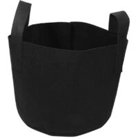 Qmee Plant Grow Bag Plant Grow Container Plant Grow Bag Vegetable Flower Grow Bag Ventilation Fabric Pots with Handles (22x27cm (3 Gallon))