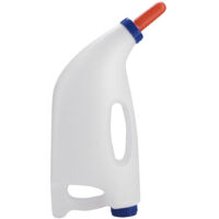 Bouteille de lait d'alimentation de vache, 4l, tasses, mangeoire à lait d'allaitement avec poignée