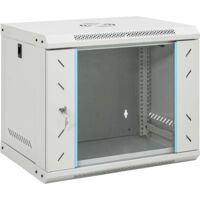 Coffret de réseau mural 9U 19" IP20 53x40x45 cm