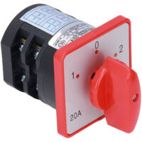 Commutateur de commutation, 2 pôles, 3 positions, sélecteur de commande à came pour moteur AC380V