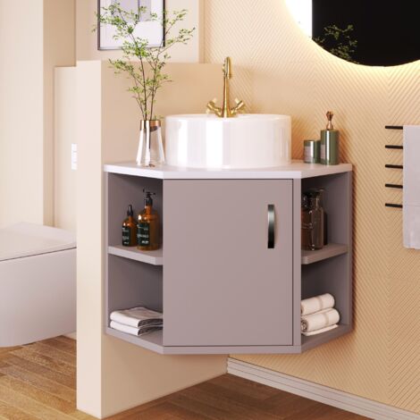 Étagère Suspendue Pour Placard – 6 Poches Latérales + étiquettes Semaine – Organisateur Vêtements Enfant – Gris – 30x30x83 Cm - 12