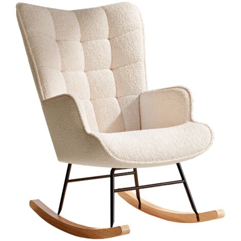 Fauteuil D'appoint Salon Yaheetech Fauteuil De Salon Rembourré En Similicuir Avec Dossier Capitonné Et Pied En Bois, Brun Fauteuil Salon Moderne Tissu