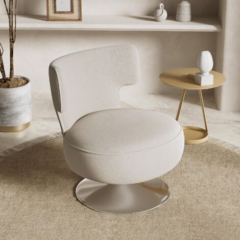 Chaise Relax Pivotant 360 Degrés Pliable Et Réglable En 5 Positions,chaise Rembourrée,Gris - Fauteuil Chaise Relax Pivotant 360 Degrés Pliable Et Réglable En 5 Positions,chaise Rembourrée,Gris - Fauteuil