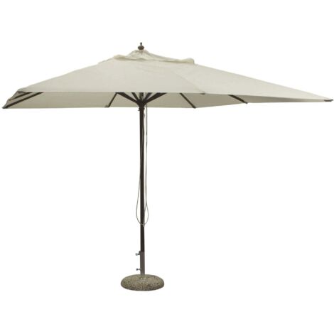 Ombrellone Da Giardino Tomaino In Bambù - 3x2 Mt, Telo Anti-UV E Antivento Per Terrazzo E Piscina - Foto 2