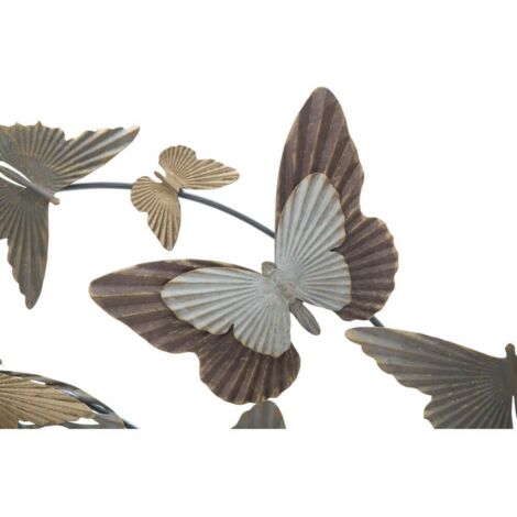 Targa In Metallo The Butterfly Girl | Decorazione Parete Stile Retrò In Ferro | 30,5x20,3 Cm | Per Casa, Cucina, Garage, Bar | Con Fori Per Appenderla