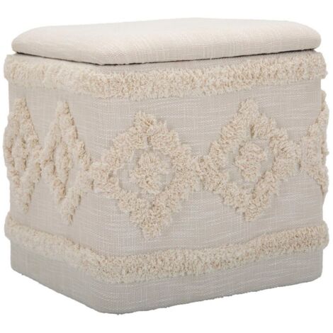 PUFF CONTENITORE DAMASCO QUADRATO CM 40X40X40