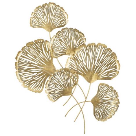 Pannello decorativo in ferro color oro per decorazioni ambienti -75 x 101 cm