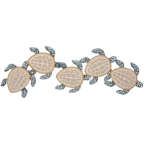 Seestern 1324 Decorazione Da Parete In Legno Con Tartaruga - Artigianale, 30 Cm, Con Gancio, Perfetta Per Cameretta E Soggiorno