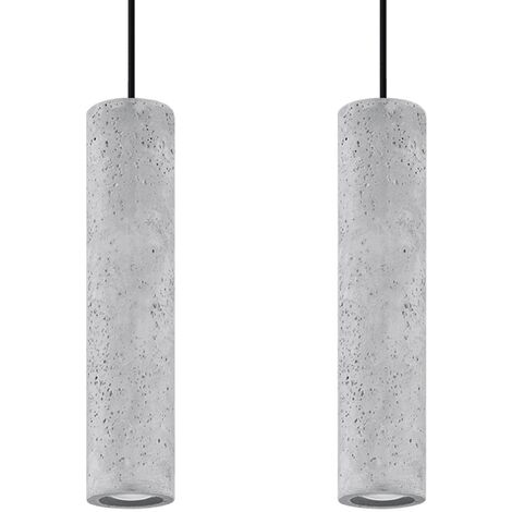 Suspension Luvo béton 2xGU10 Sollux (1/5)