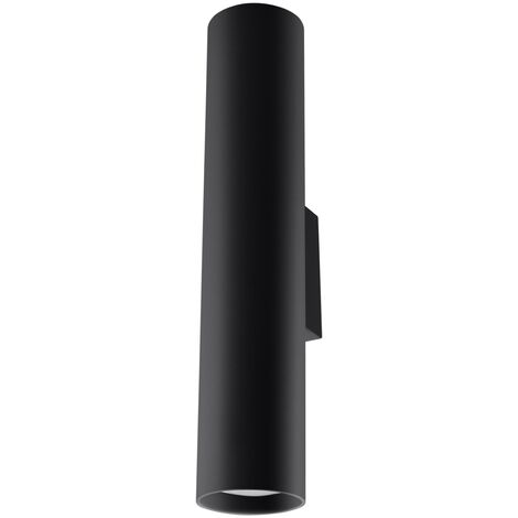 Applique murale Lagos 2 GU10 noire Sollux SL.0330 (1/5)
