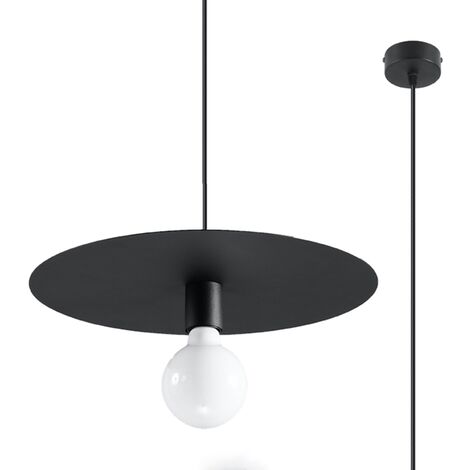 Suspension Flavio acier 1xE27 Sollux (1/5)