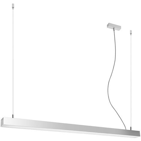 Suspension Pinne aluminium 1xLED Sollux (1/5)