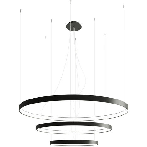 Lustre Rio acier 3xLED Sollux (1/5)