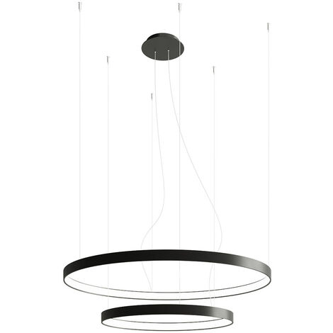 Lustre Rio acier 2xLED Sollux (1/5)