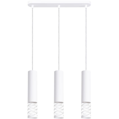 Lampe à suspension Lami acier 3xGU10  40cm Sollux (1/5)