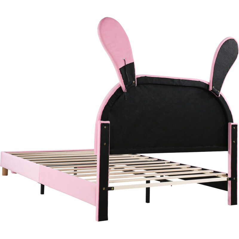 Lit Enfant Happy Babies 140x70 Cm - Avec Barrière Anti-chute, Tiroir Et Matelas - Motif Chien Mignon - Dès 1 An - 10