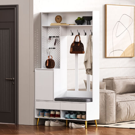 Meuble Chaussures, Étagère Chaussures, Porte Chaussures À 4 Niveaux, Rangement Chaussure Pour