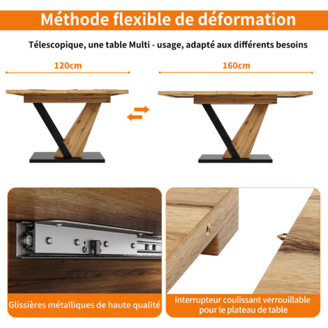 JZGORC Table à Manger Rectangulaire Moderne 110x70 Cm - Pieds Hêtre - Pour 4-6 Personnes Blanc