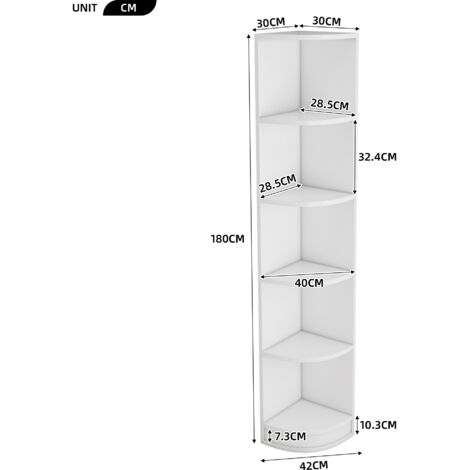 Armoires D'angle Triangulaires Polyvalentes - Rangement Peu Encombrant