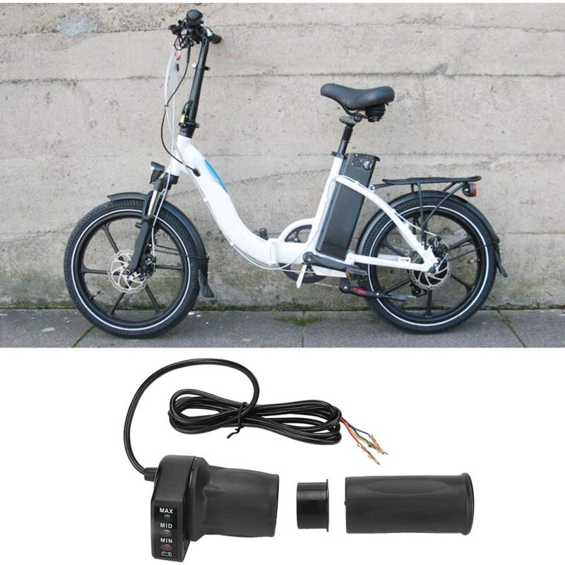 Yuecoom 36V Gashebel Mit Batterieanzeige - Halbdrehung Für E-Bikes & E-Roller
