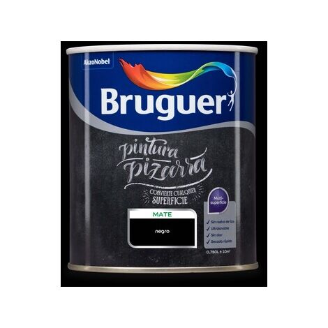 Bruguer Pintura Pizarra Multisuperficie Negro 750 ml