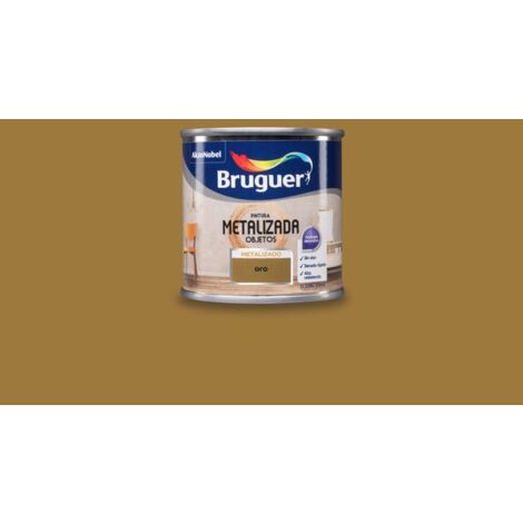 Bruguer Pintura Metalizada para objetos Oro 125 ml
