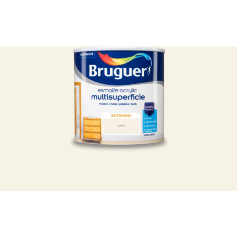Bruguer Acrylic Multisuperficie Esmalte al agua Satinado Arena 250 ml