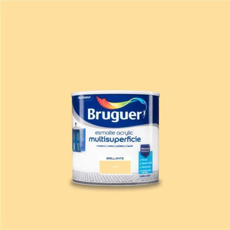 Bruguer Acrylic Multisuperficie Esmalte al agua Brillante Marfil 250 ml