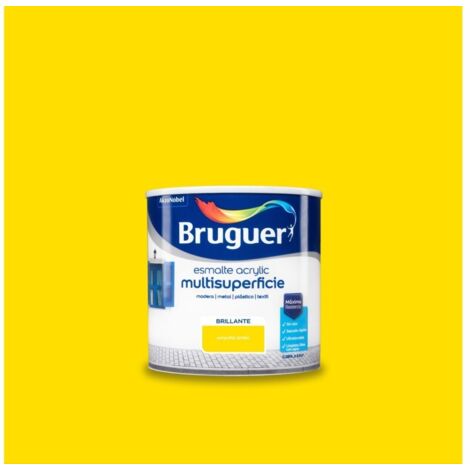 Esmalte acril bri. 250 ml ama/lim int/ext s/olor bruguer