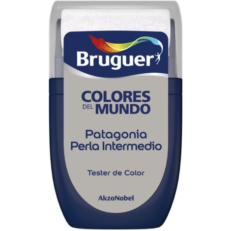 Bruguer Tester Colores del Mundo Pintura para paredes monocapa Patagonia Perla Intermedio 30 ml