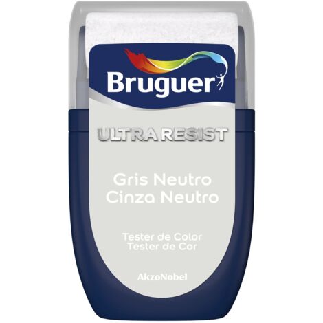 Bruguer Tester ULTRA RESIST Pintura para paredes ultra lavable Gris Neutro 30 ml