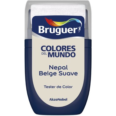 Bruguer Tester Colores del Mundo Pintura para paredes monocapa Nepal Beige Suave 30 ml