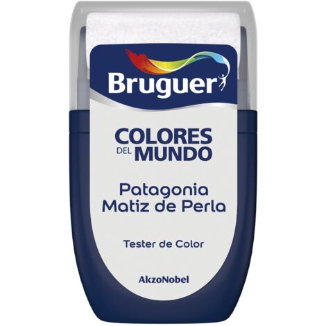 Bruguer Tester Colores del Mundo Pintura para paredes monocapa Patagonia Matiz de Perla 30 ml