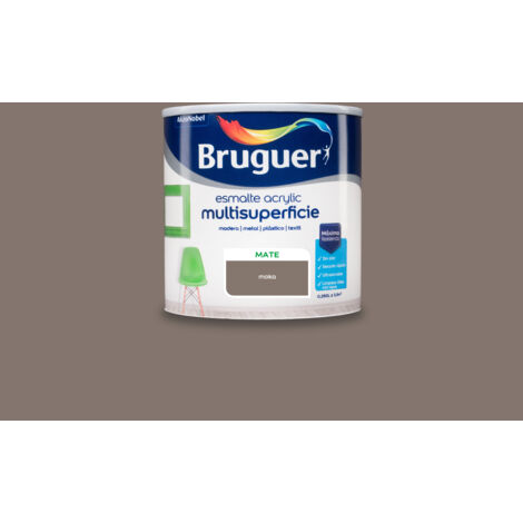 Bruguer Acrylic Multisuperficie Esmalte al agua Mate Moka 250 ml