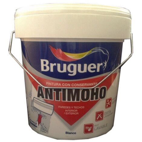 Bruguer Pintura con Conservante Antimoho Mate Blanco 4 L