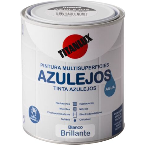 Titanlux Esmalte azulejos al agua Brillante Blanco 750 ml