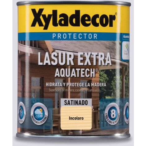 Xyladecor Lasur Extra Satinado Aquatech para madera Incoloro 750 ml