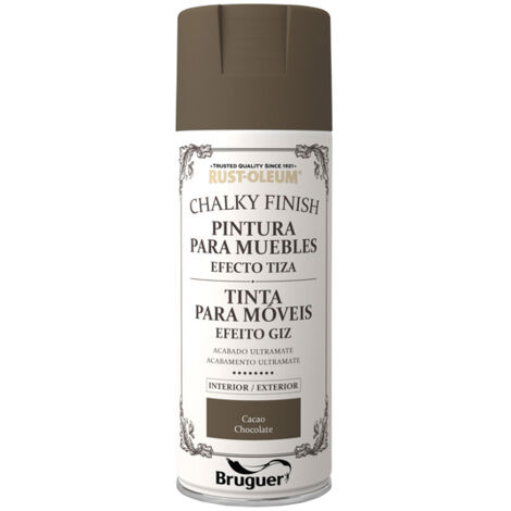Rust-Oleum Bruguer Chalky Finish pintura para muebles en spray Cacao 400 ml