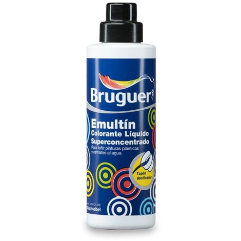Bruguer Emultín Colorante Líquido Superconcentrado para pinturas y esmaltes Negro 100 ml