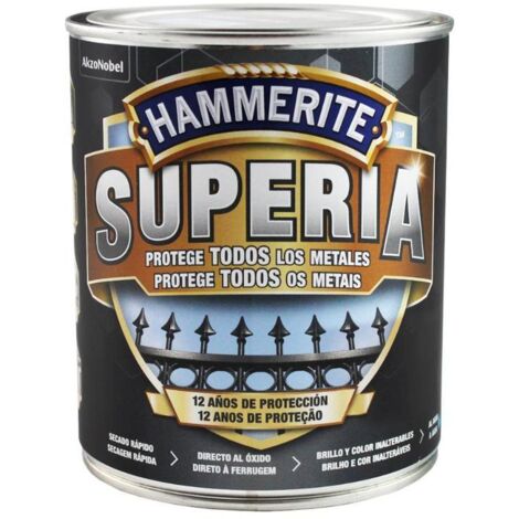 Hammerite Superia Esmalte antioxidante al agua Mate Marrón Oscuro 750 ml