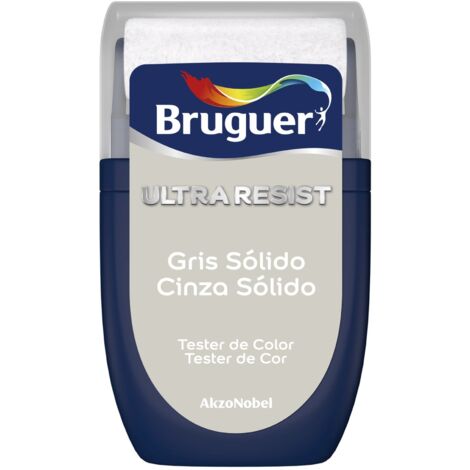 Bruguer Tester ULTRA RESIST Pintura para paredes ultra lavable Gris Sólido 30 ml