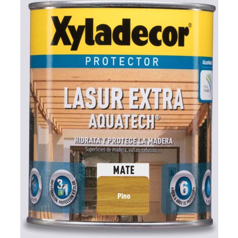 Xyladecor Lasur Extra Mate Aquatech para madera Pino 750 ml (1/3)