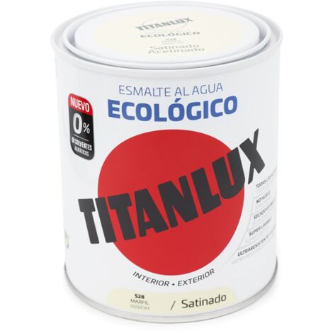 Titanlux Ecológico Esmalte al agua mulisuperficie Satinado Marfil 750 ml