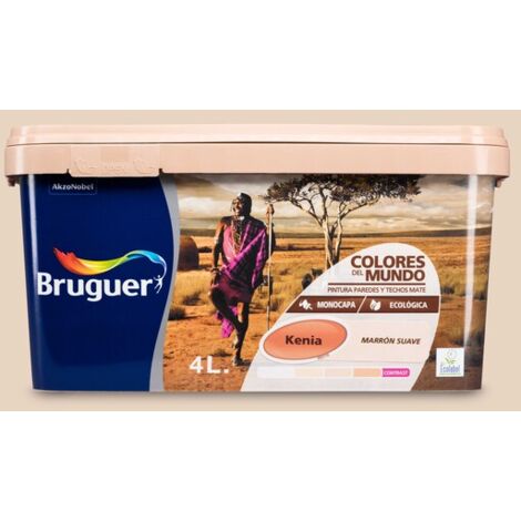 PINT PLAST KENIA MARRON SUAVE - 4 L